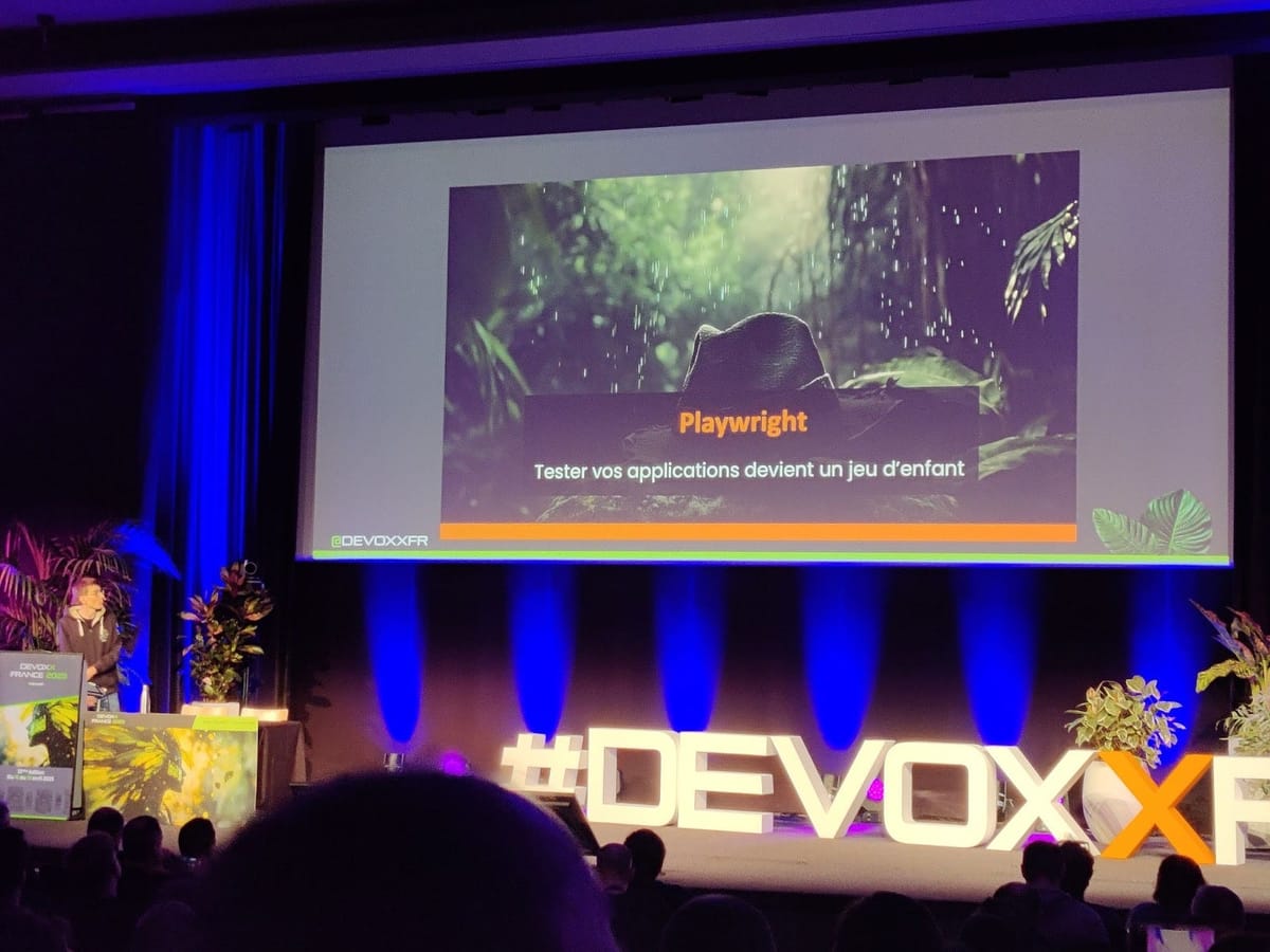 Devoxx 2025 - Retour sur la conf' Playwright : tester vos applis devient un jeu d'enfant