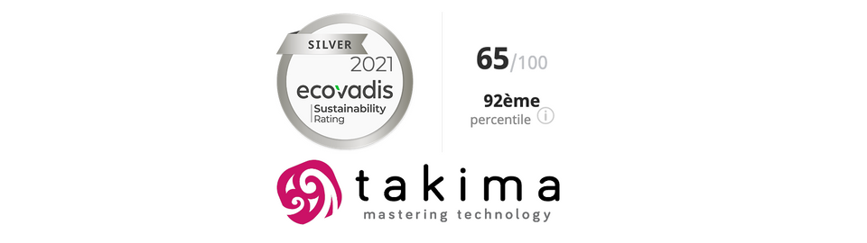Takima est évaluée Silver par Ecovadis